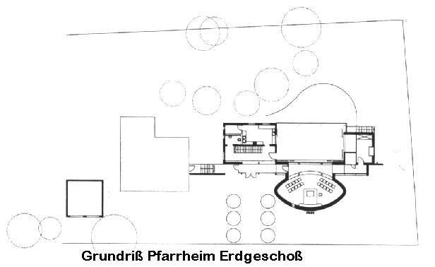 Grundri Pfarrheim Erdgescho